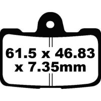 Bromsbelägg STREET FRAM Double-H Metal Sintered EBC