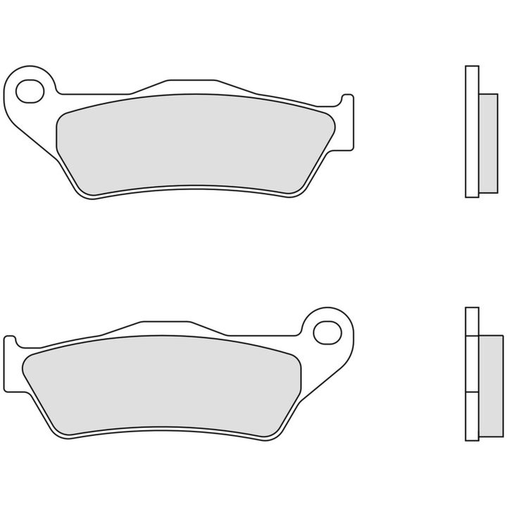 Bromsbelägg Street Kolkermisk BREMBO – bild 2