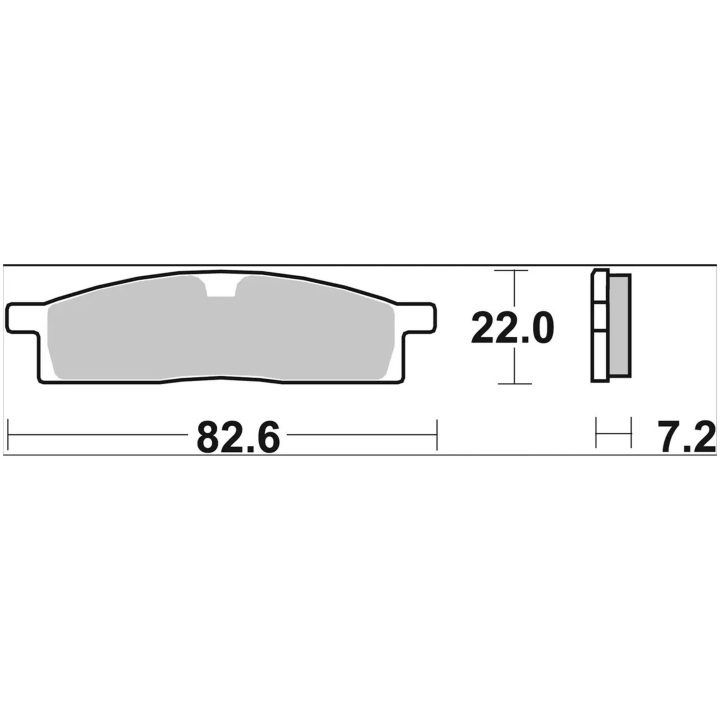 Bromsbelägg SX Prime Line Sintrade BREMBO – bild 2