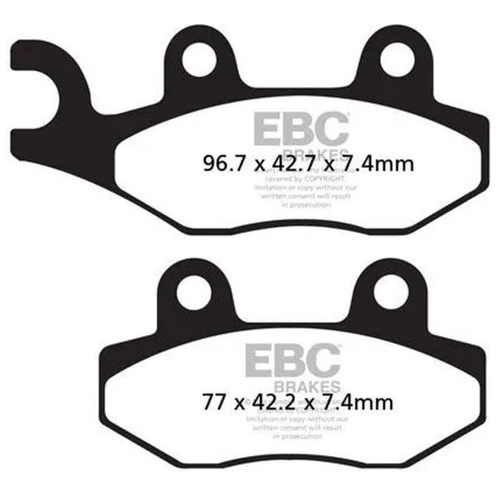 Bromsbelägg TT EBC – bild 2