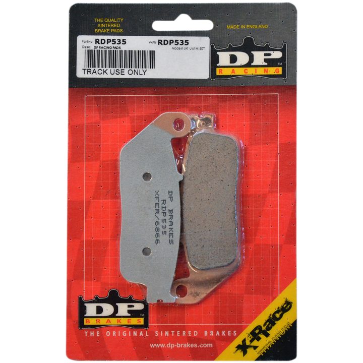 Bromsbelägg X-Race Titanium Street Fram DP BRAKES RDP Race pads are for race/track use only; not for street use – bild 3