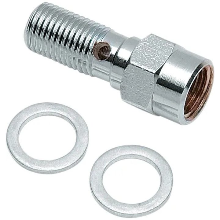 Bromsbult Med Bromsljussensorfäste Krom DRAG SPECIALTIES 3/8"-24 – bild 2