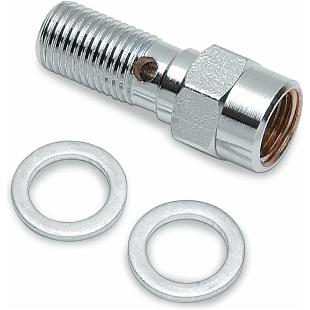Bromsbult Med Bromsljussensorfäste Krom DRAG SPECIALTIES 3/8"-24