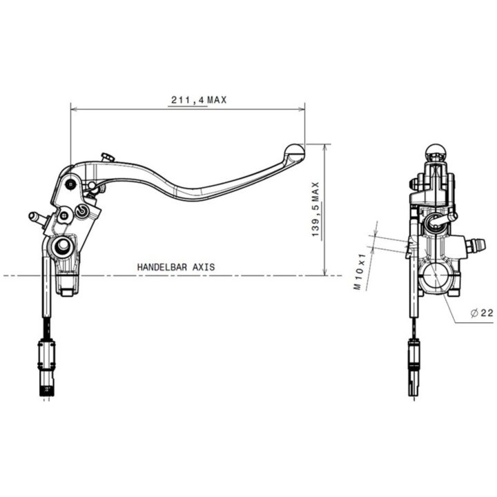 Bromscylinder \u00d818x21mm BREMBO – bild 2