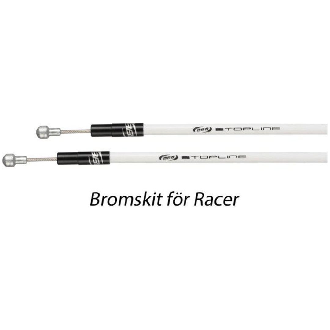 Bromskabelset Stopline Racer Vit BBB