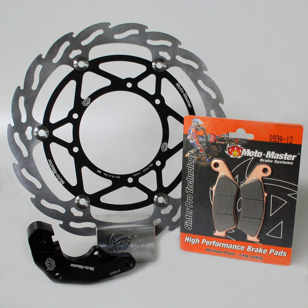 Bromskit 270mm Oversize MOTO-MASTER KIT Oversize 270mm, Adapter, Pads, RMZ450 05->, RMZ 250 07->, Fram