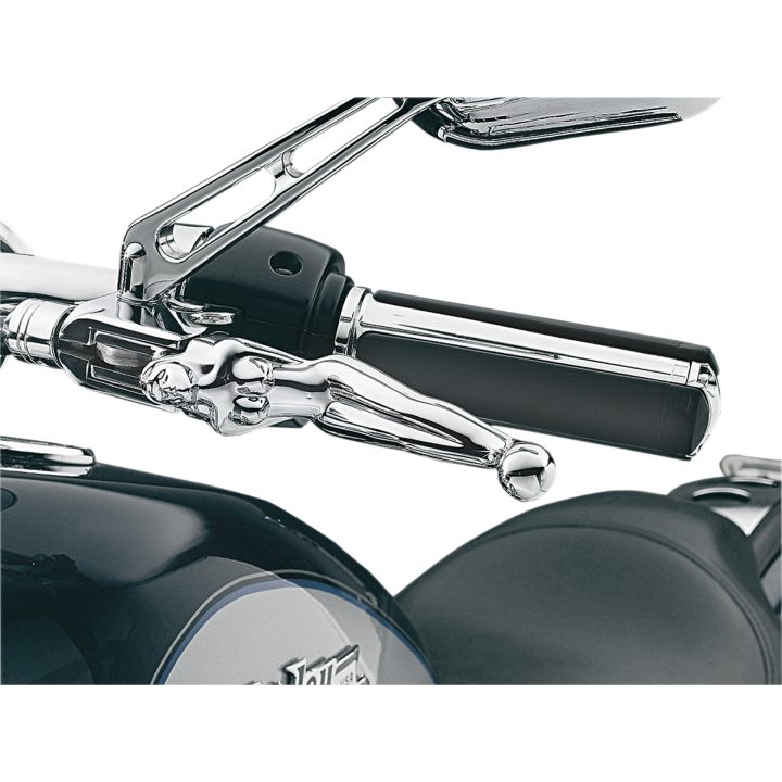 Broms/Kopplinghandtag Set Silhouette Chrome Kuryakyn Chrome – bild 2