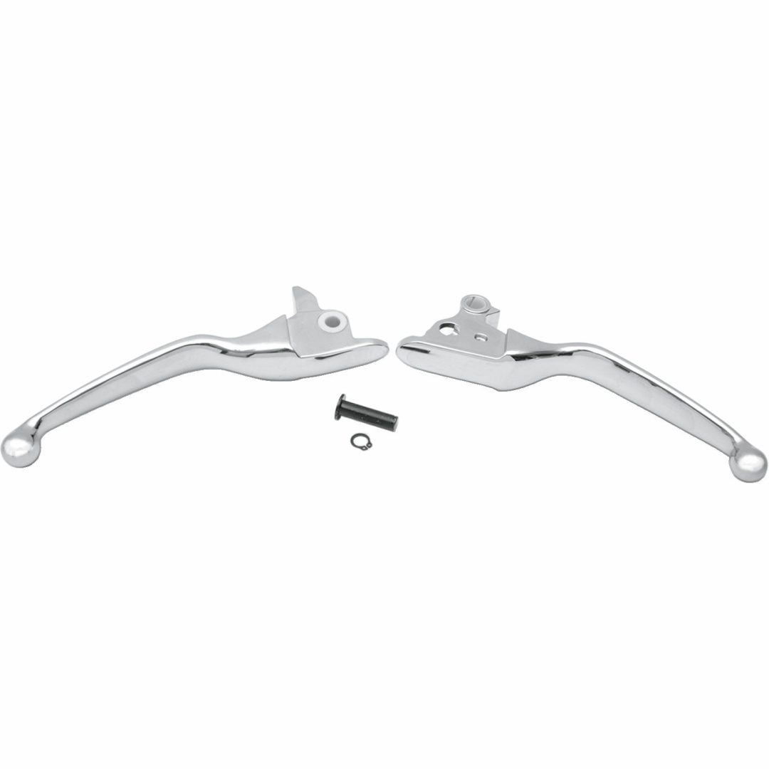 Broms/Kopplinghandtag Set Wide Blade Chrome Drag Specialties Chrome