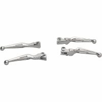 Broms/Kopplinghandtag Set Wide Blade Spår Chrome Drag Specialties