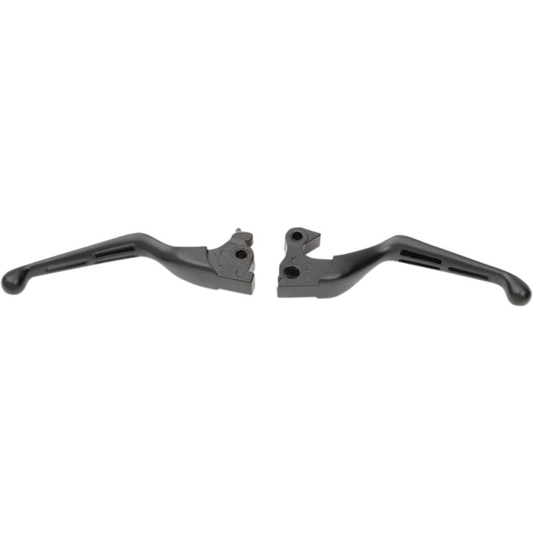 Broms/Kopplinghandtag Set Wide Blade Spår Svart Drag Specialties LEVERS SLOT BLK 14-XL