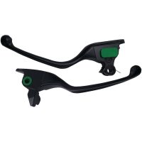 Broms/Kopplinghandtag Set Wide Blade Svart Drag Specialties