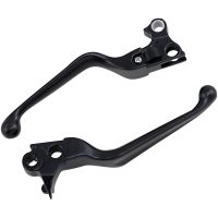 Broms/Kopplinghandtag Set Wide Blade Svart Drag Specialties