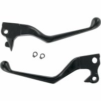 Broms/Kopplinghandtag Set Wide Blade Svart Drag Specialties