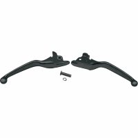 Broms/Kopplinghandtag Set Wide Blade Svart Drag Specialties