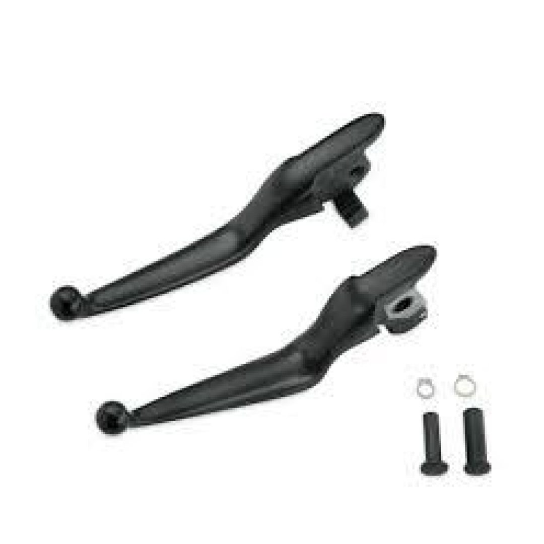Broms/Kopplinghandtag Set Wide Blade Svart Drag Specialties Svart
