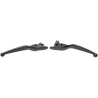 Broms/Kopplinghandtag Set Wide Blade Svart Drag Specialties