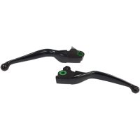 Broms/Kopplinghandtag Set Wide Blade Svart Drag Specialties