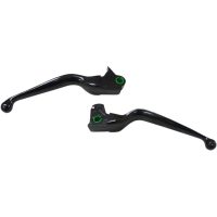 Broms/Kopplinghandtag Set Wide Blade Svart Drag Specialties