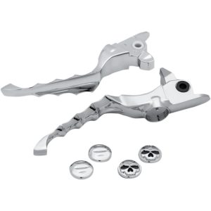Broms/Kopplinghandtag Set Zombie Chrome Kuryakyn