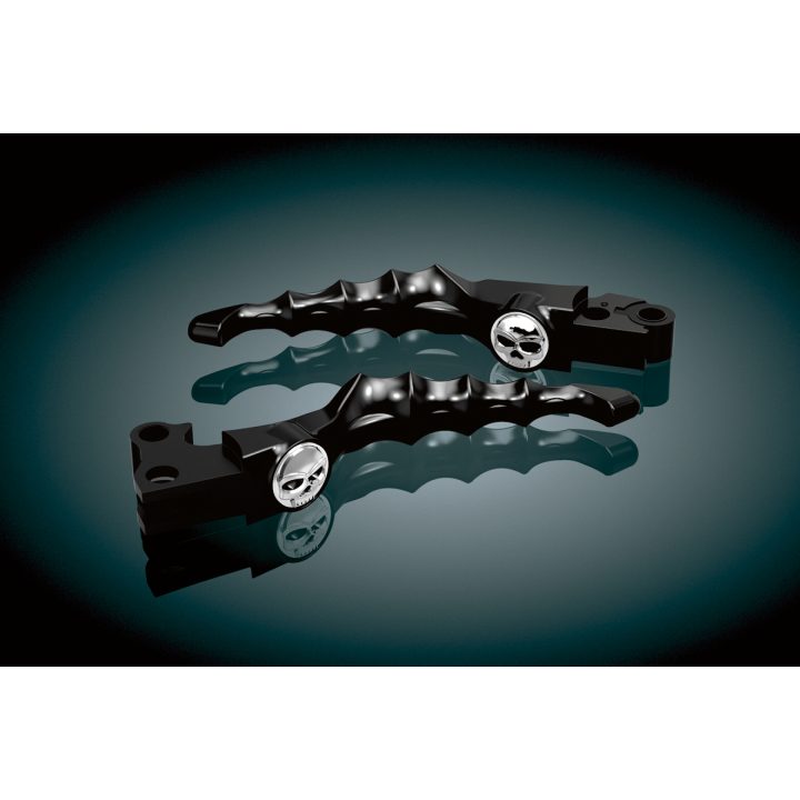 Broms/Kopplinghandtag Set Zombie Svart Kuryakyn LEVER ZOMBIE 04-13 XL BLK – bild 2