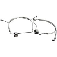 Bromsledning Designer Series Front Silver MAGNUM