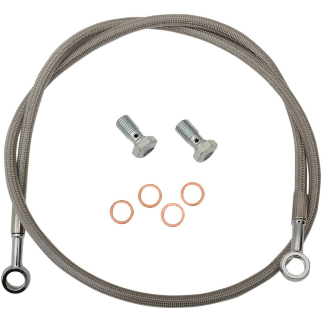 Bromsledning Förlängd Silver PARTS UNLIMITED