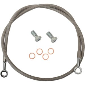Bromsledning Förlängd Silver PARTS UNLIMITED