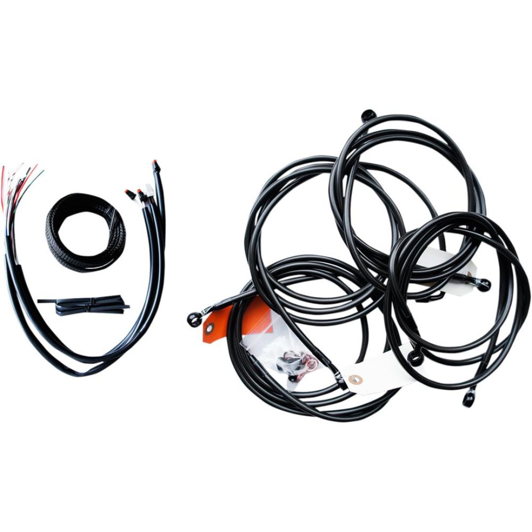 Bromsledning Kit Svart LA CHOPPERS