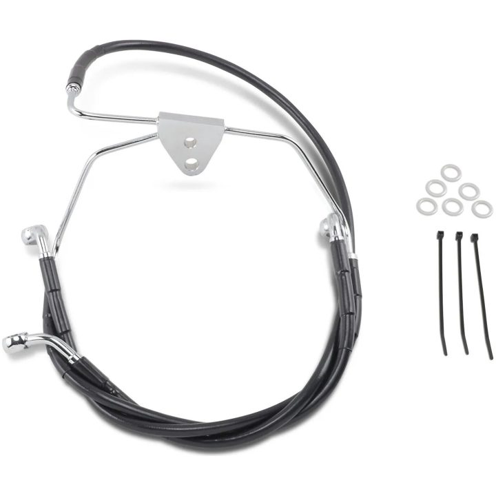 Bromsledning Standard Svart DRAG SPECIALTIES +2" – bild 2