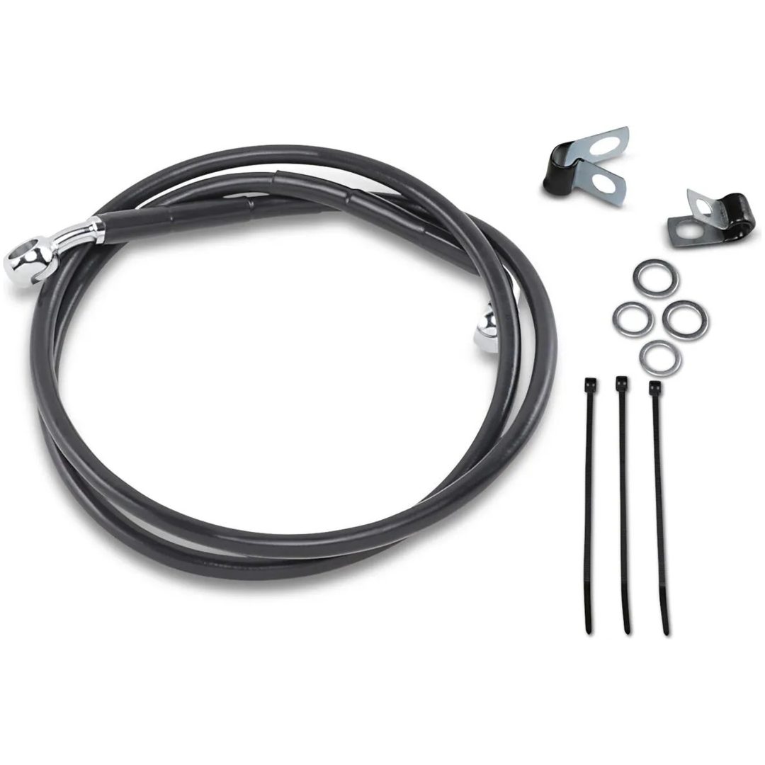 Bromsledning Standard Svart DRAG SPECIALTIES LINE BRK FR 95-99FXD BL+2 – bild 2