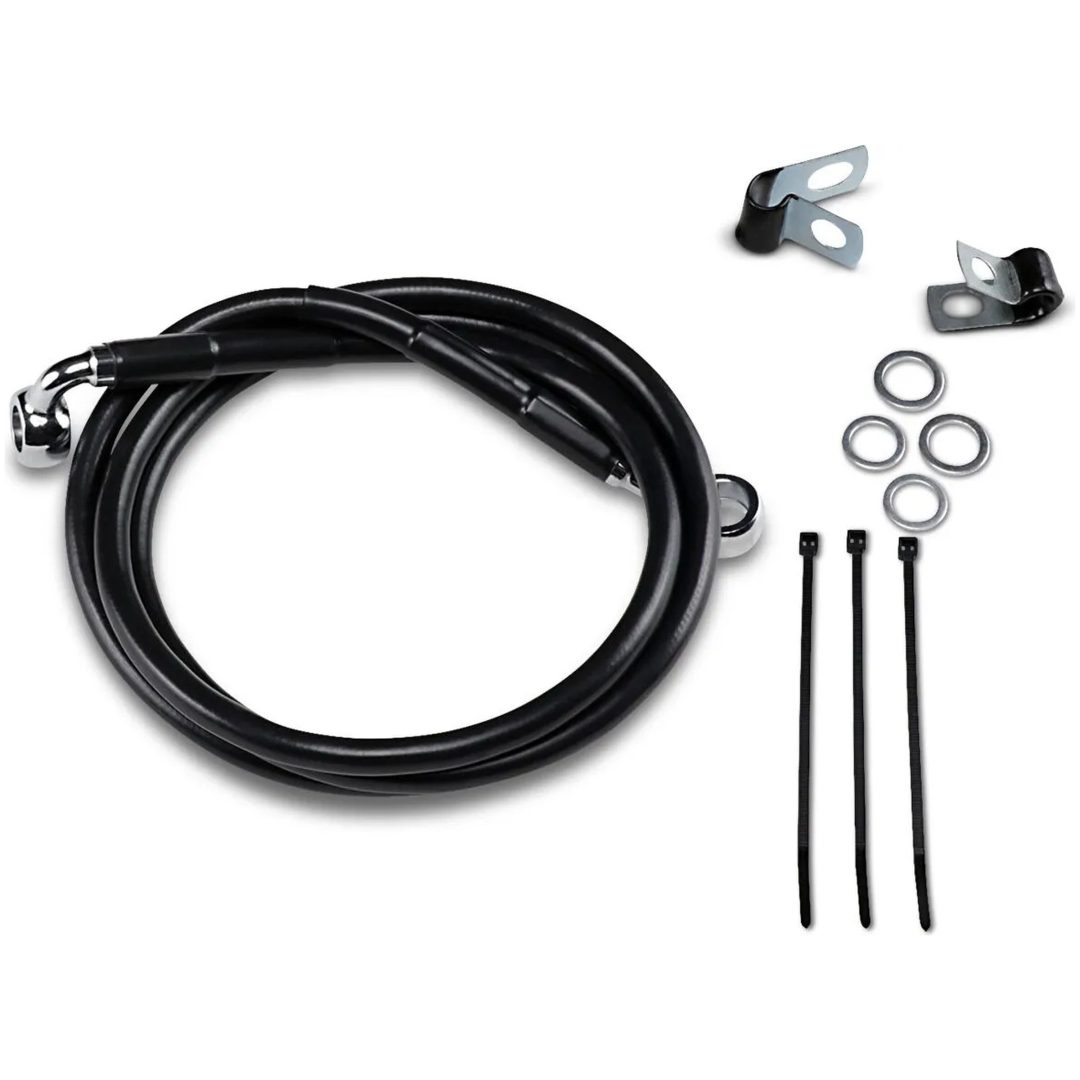 Bromsledning Standard Svart DRAG SPECIALTIES LINE BRK FR99-07FXST BL+4 – bild 2
