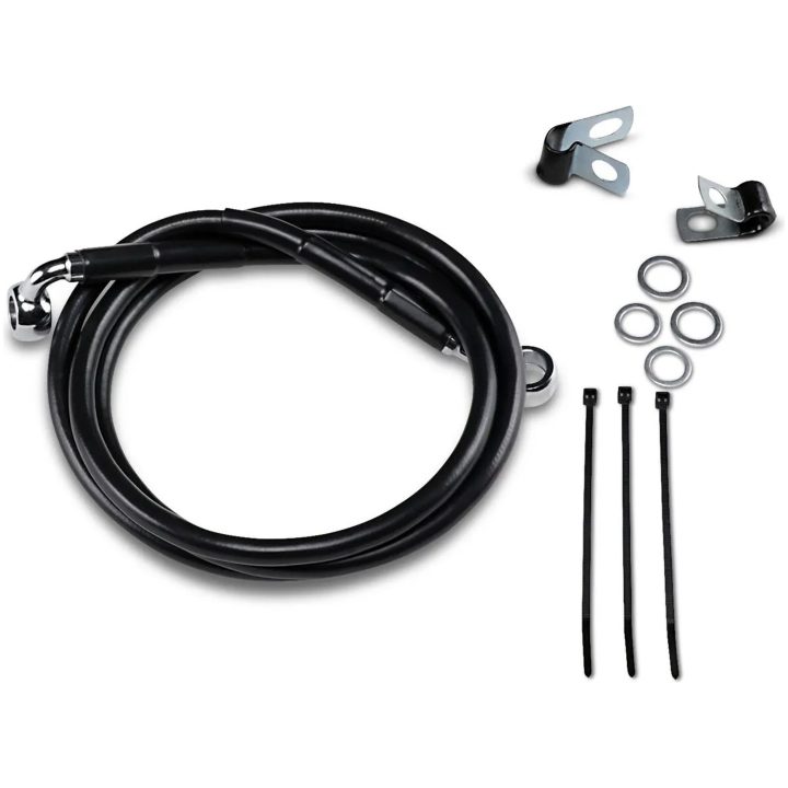 Bromsledning Standard Svart DRAG SPECIALTIES LINE BRK FR99-07FXST BL+4 – bild 2