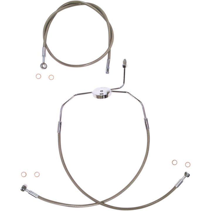 Bromsledningsklit XR Svart MAGNUM SHIELDING Överdimensionerad [+152 mm (6")] – bild 3