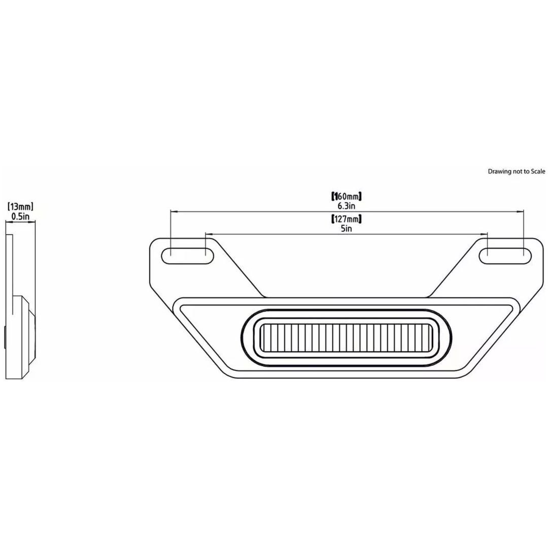 Bromsljuskit LED Med Nummerskyltshållare DENALI – bild 4