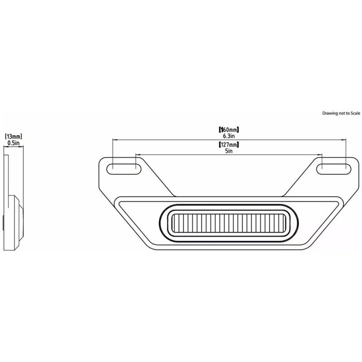 Bromsljuskit LED Med Nummerskyltshållare DENALI – bild 4