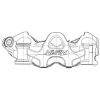 Bromsok 4 Kolvar Radial Monoblock Vänster Svart NISSIN – miniatyr 3