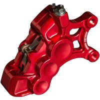 Bromsok 6-kolvs Anodiserad/röd ARLEN NESS