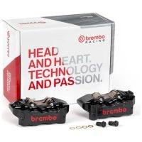 Bromsok GP4-RB 4-Kolvs Radial Svart Anodiserad BREMBO