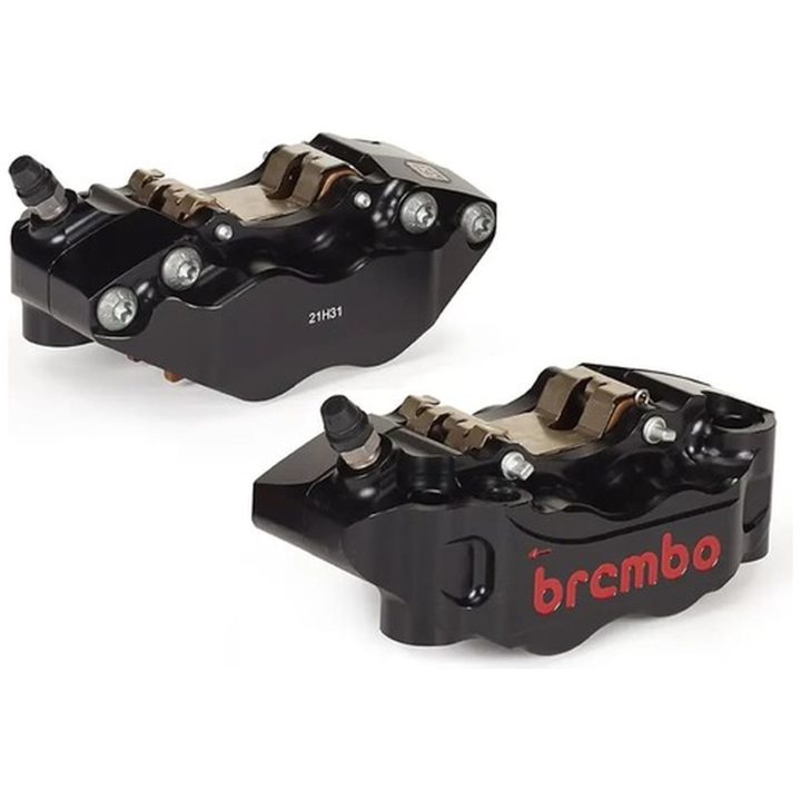 Bromsok GP4-RB 4-Kolvs Radial Svart Anodiserad BREMBO – bild 3