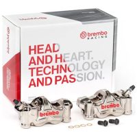 Bromsok GP4RX Radial 4-kolvs Monoblock CNC-fräst 108mm Grå BREMBO