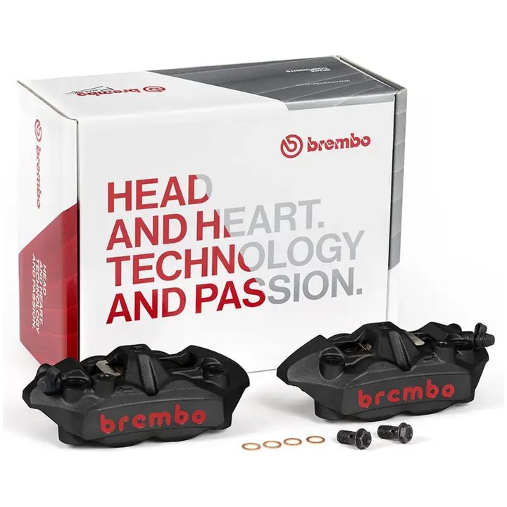 Bromsok M4.34 Svart Röd BREMBO – bild 2