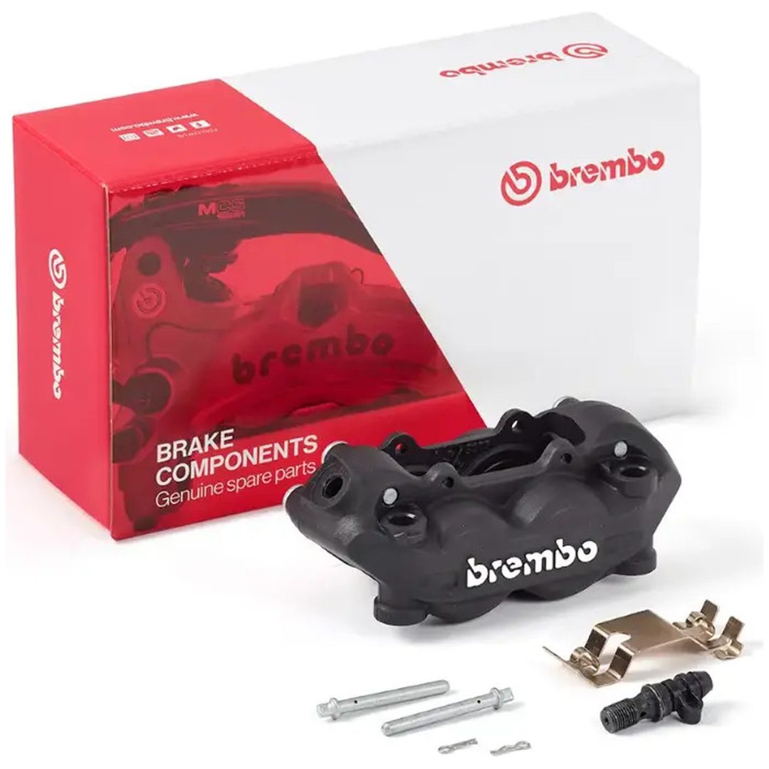 Bromsok P4.32 4-Kolvs Kit Aluminium Svart BREMBO