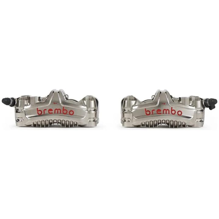 Bromsok Racing GP4-MS Radial 4-kolvs Monoblock CNC-fräst Silver BREMBO – bild 2