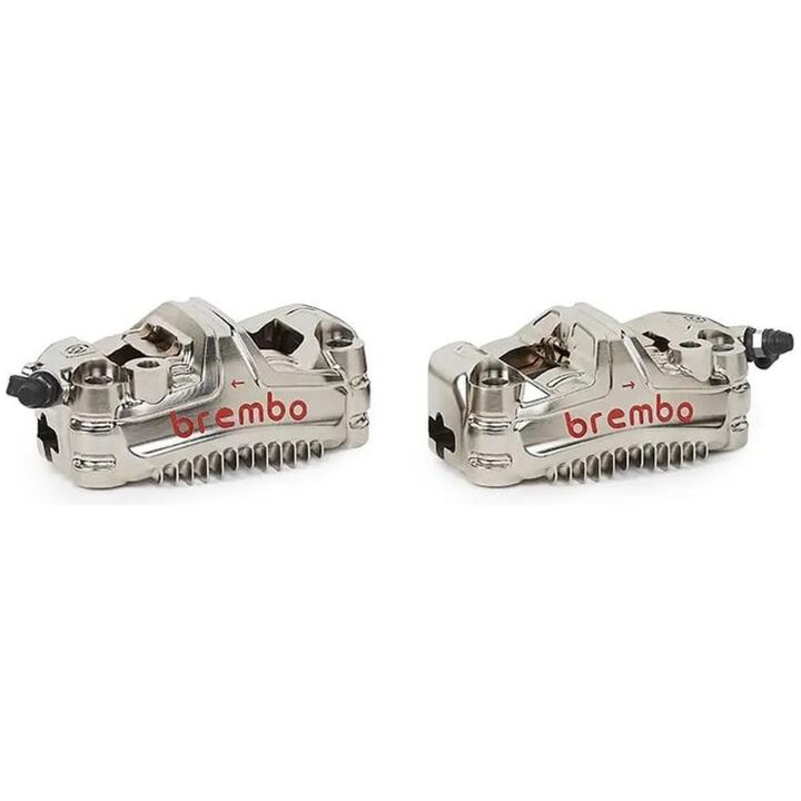 Bromsok Racing GP4-MS Radial 4-kolvs Monoblock CNC-fräst Silver BREMBO – bild 3
