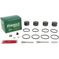Bromsokrenoveringssats Superkit Svart Silver Rostfritt Stål FRENKIT S.L.