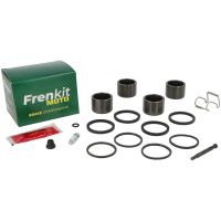 Bromsokrenoveringssats Superkit Svart Silver Rostfritt Stål FRENKIT S.L.