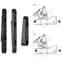 Bromsoksadapter Flat Mount Bak 203 mm TEKTRO