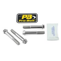 Bromsoksfästningskit Billet Rostfritt Stål Silver PRO BOLT