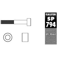 Bromsoksförflyttningsfäste Oversize Svart GALFER