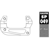 Bromsoksförflyttningsfäste Oversize Svart GALFER